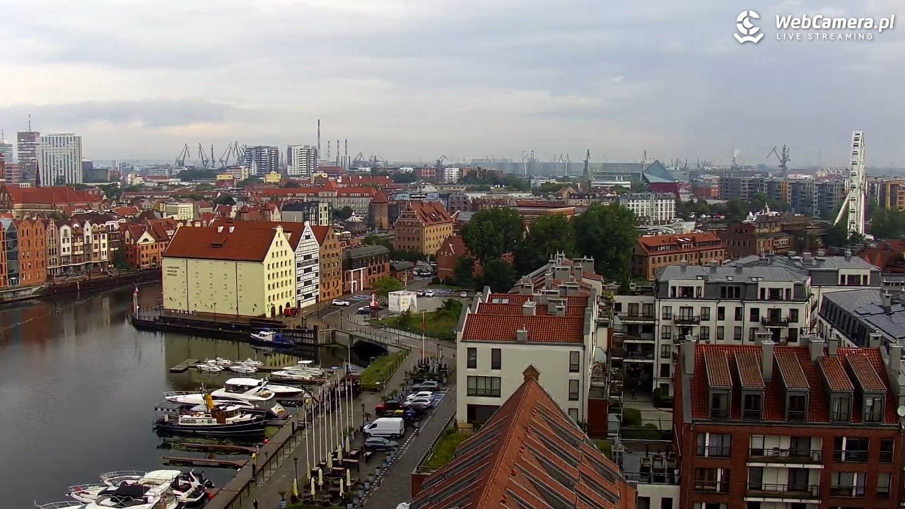 GDAŃSK - widok na Stare Miasto - 27 lipiec 2026, 08:10