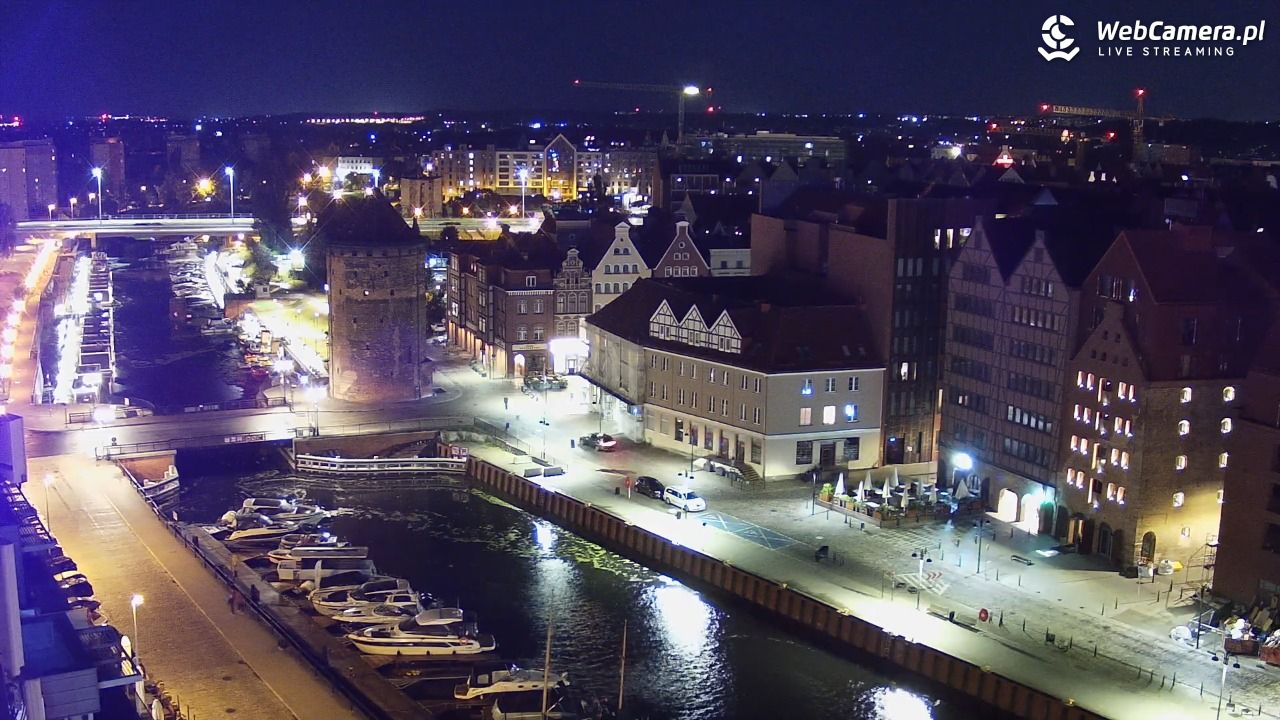 GDAŃSK - widok na Stare Miasto - 07 lipiec 2026, 23:57