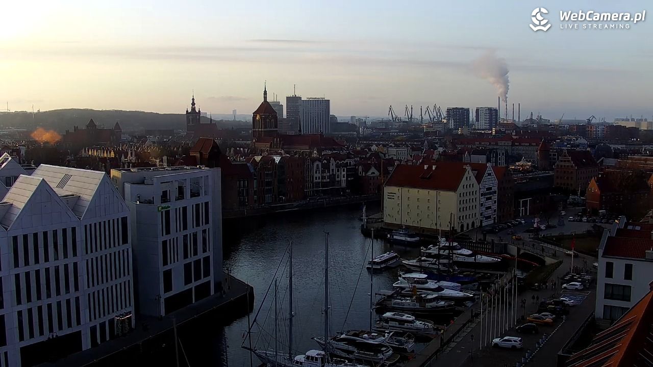 GDAŃSK - widok na Stare Miasto - 29 marzec 2026, 18:39