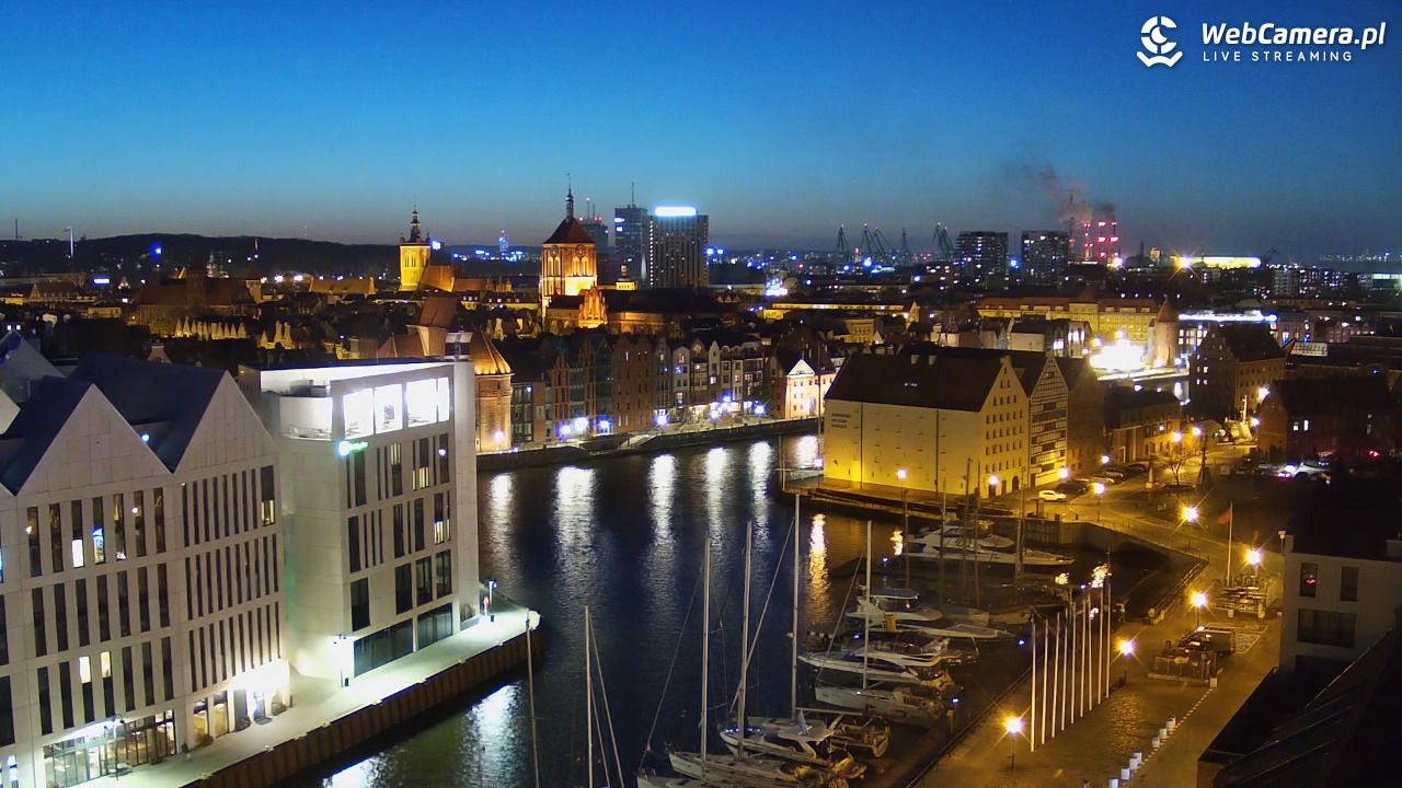 GDAŃSK - widok na Stare Miasto - 20 kwiecień 2026, 21:08