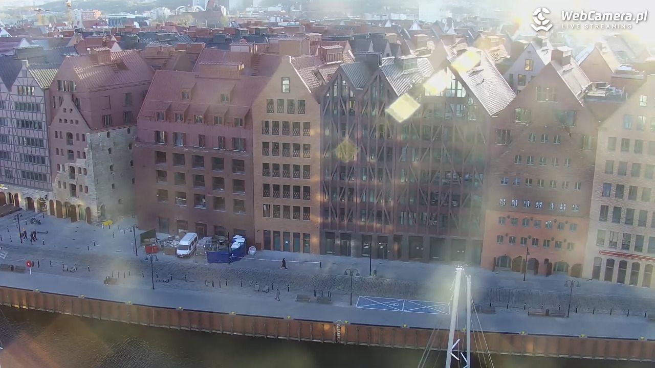 GDAŃSK - widok na Stare Miasto - 21 kwiecień 2026, 18:50