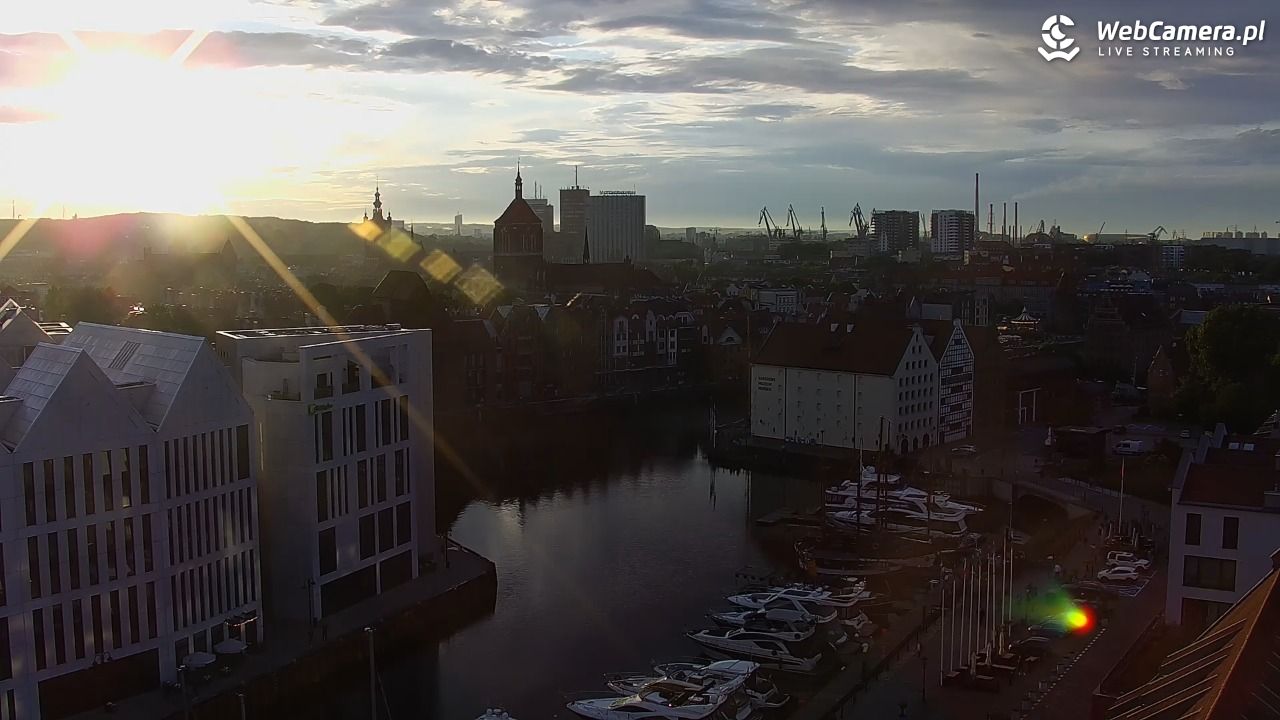 GDAŃSK - widok na Stare Miasto - 07 czerwiec 2026, 20:22