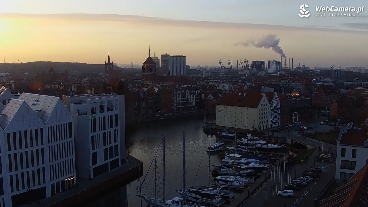 GDAŃSK - widok na Stare Miasto - 29 marzec 2026, 19:02
