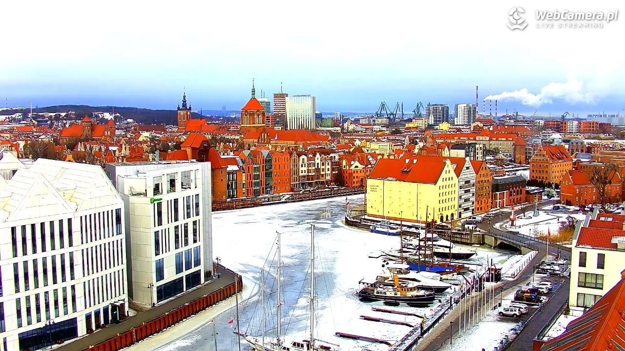 GDAŃSK - widok na Stare Miasto - 23 luty 2026, 09:39