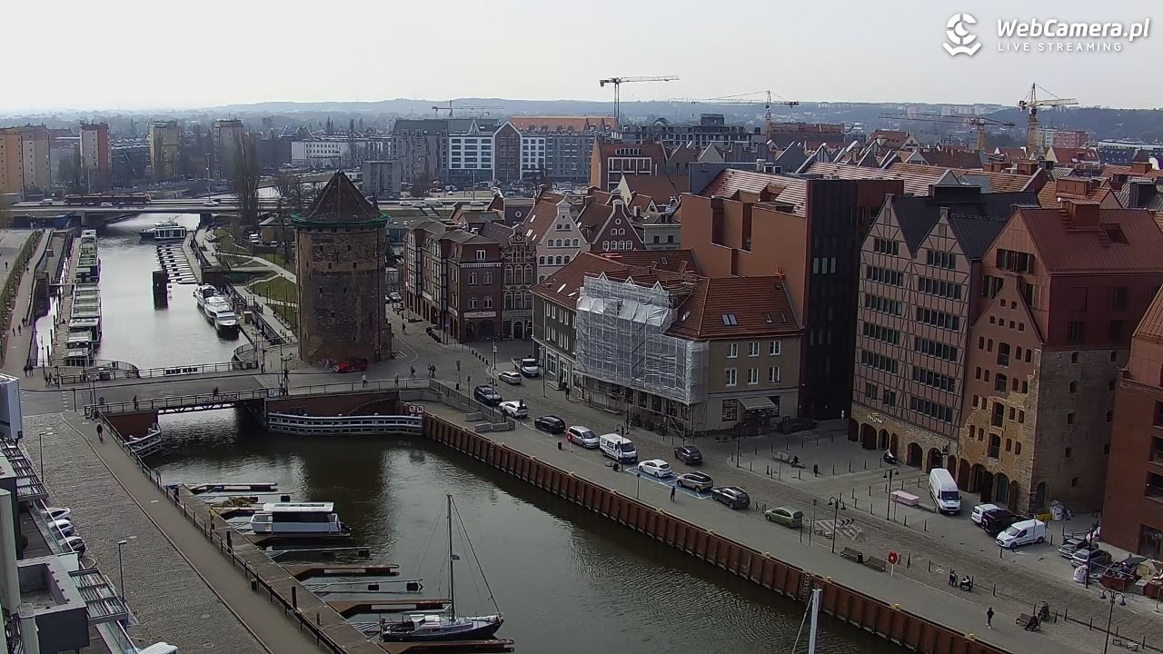GDAŃSK - widok na Stare Miasto - 24 marzec 2026, 11:30