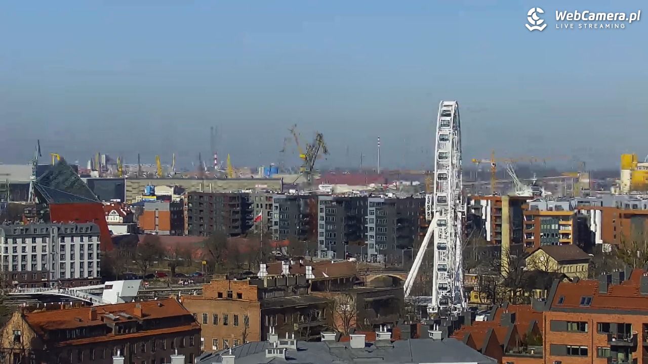 GDAŃSK - widok na Stare Miasto - 06 marzec 2026, 13:37