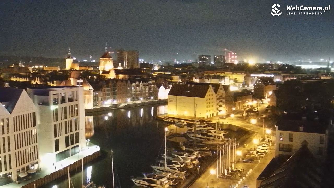 GDAŃSK - widok na Stare Miasto - 07 czerwiec 2026, 00:48