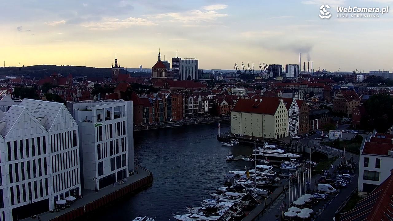 GDAŃSK - widok na Stare Miasto - 05 sierpień 2026, 18:24