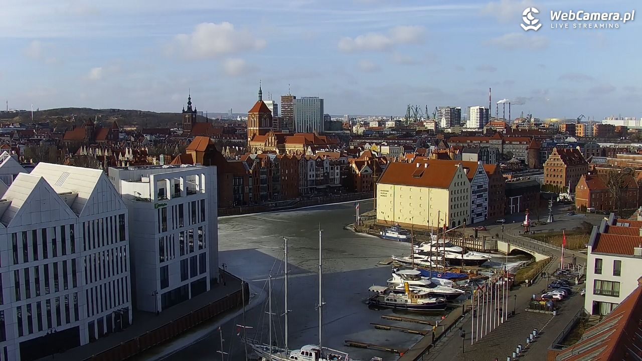 GDAŃSK - widok na Stare Miasto - 04 marzec 2026, 13:37