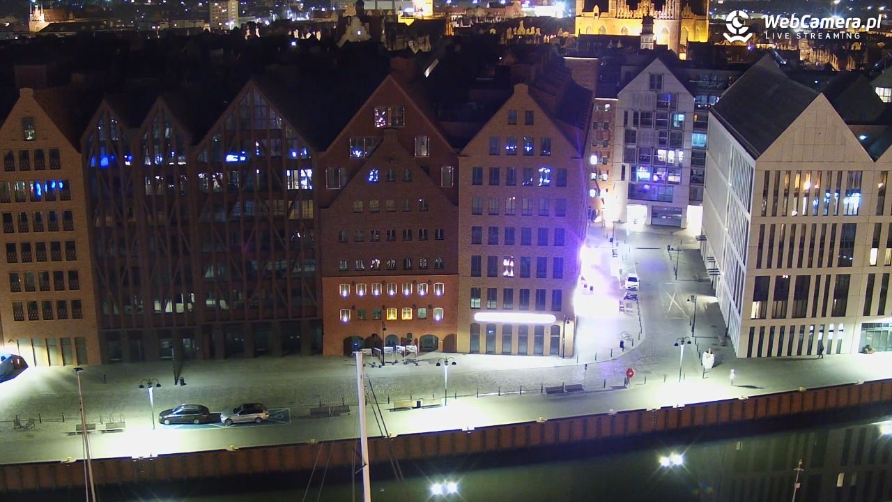 GDAŃSK - widok na Stare Miasto - 24 grudzień 2025, 23:03