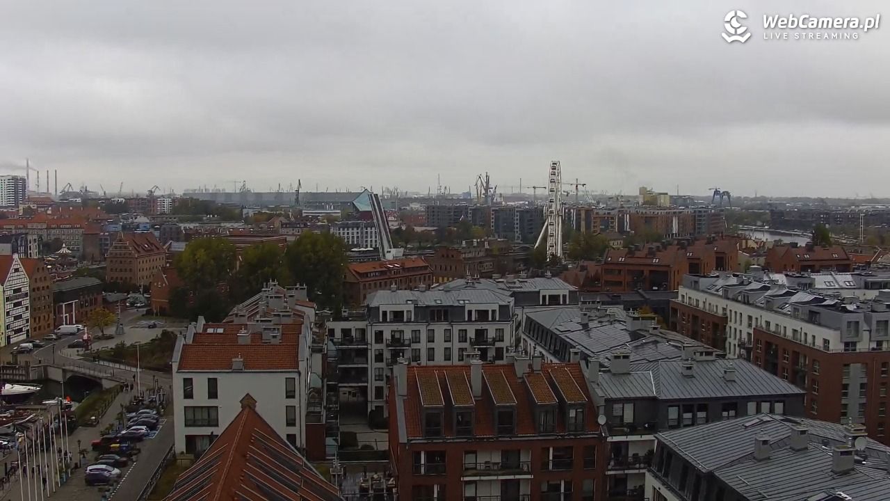GDAŃSK - widok na Stare Miasto - 20 październik 2026, 09:17