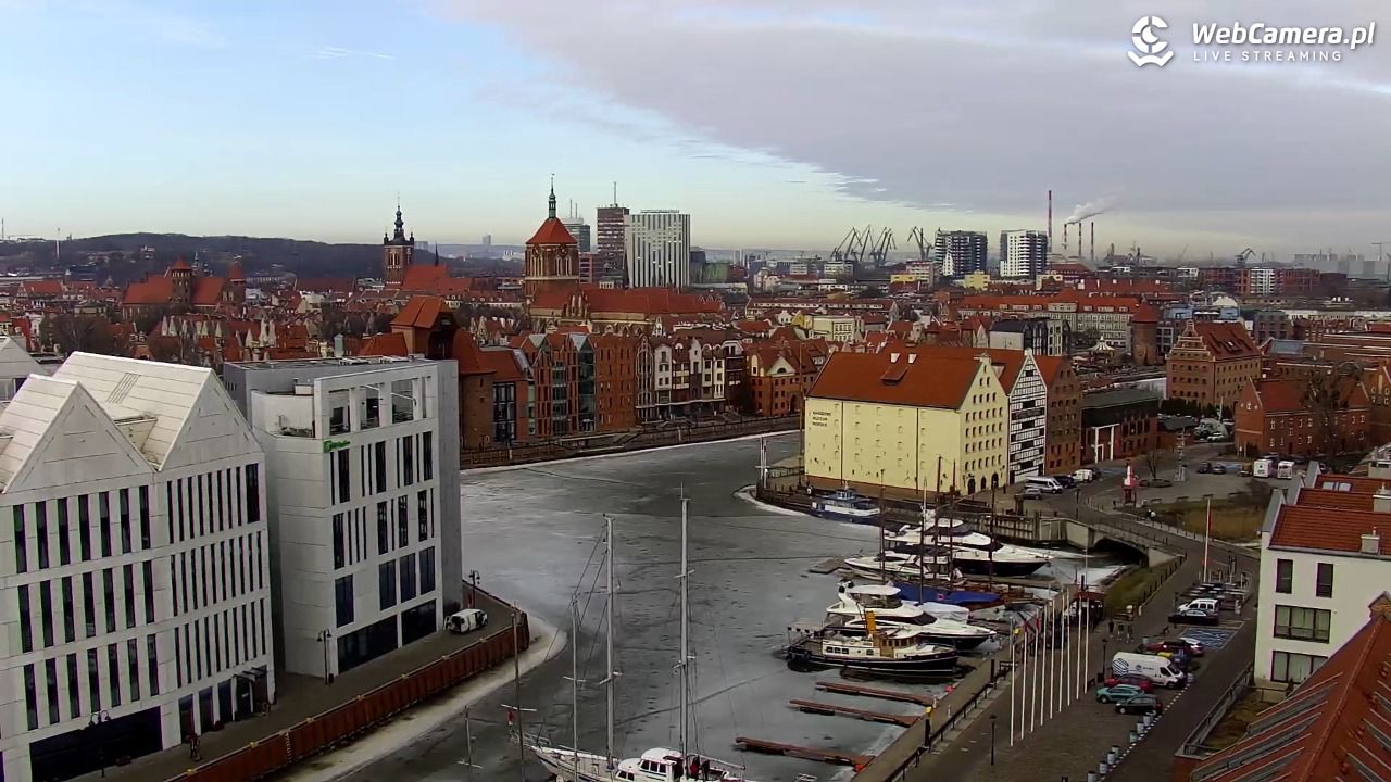 GDAŃSK - widok na Stare Miasto - 03 marzec 2026, 10:27