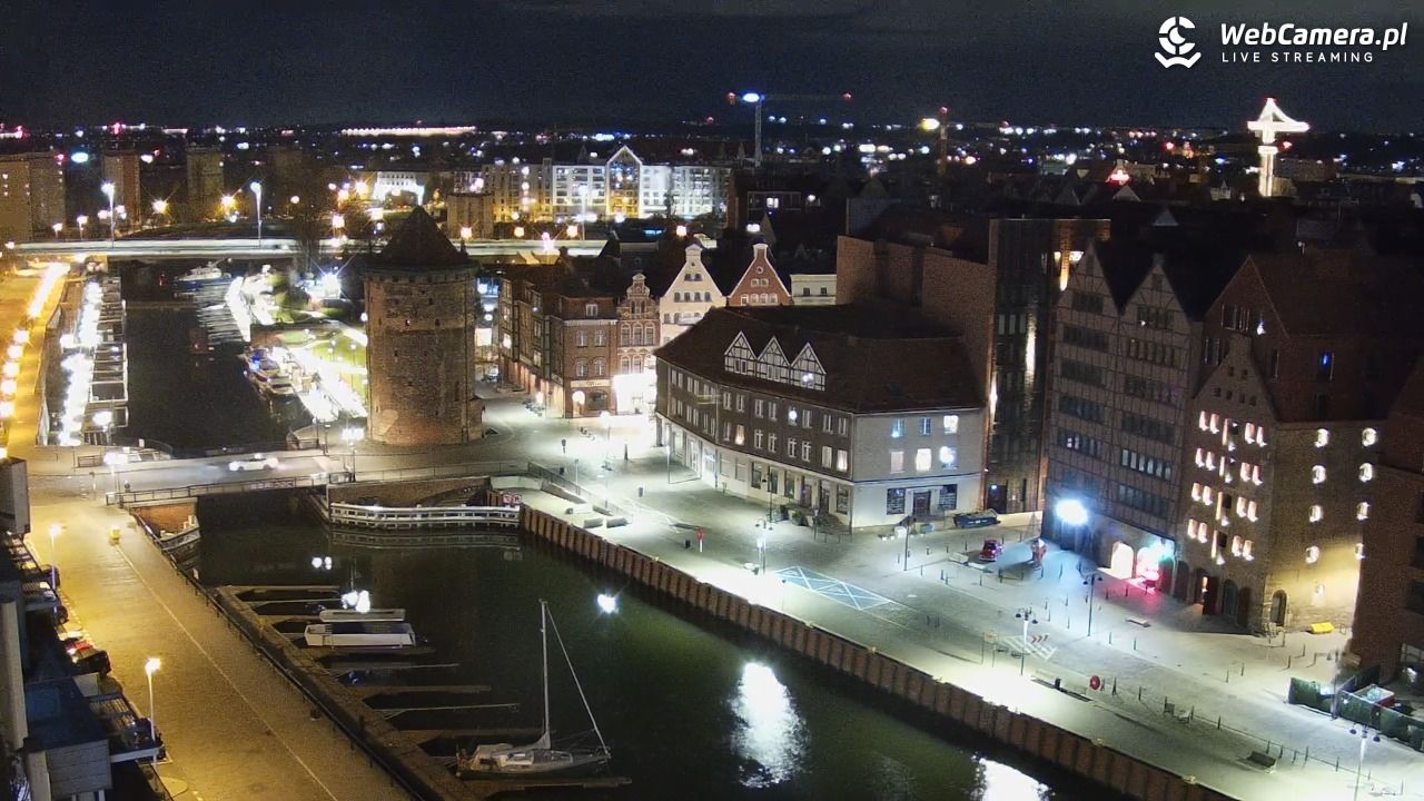 GDAŃSK - widok na Stare Miasto - 24 grudzień 2025, 01:13