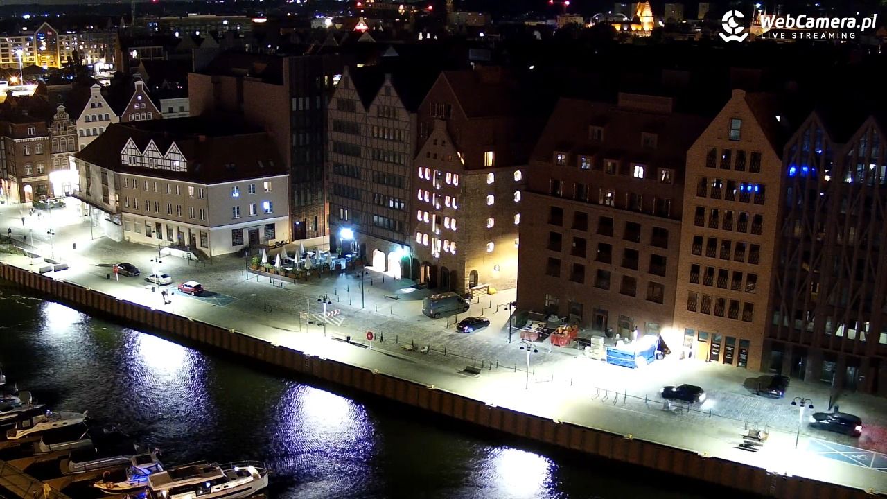 GDAŃSK - widok na Stare Miasto - 28 lipiec 2026, 01:02