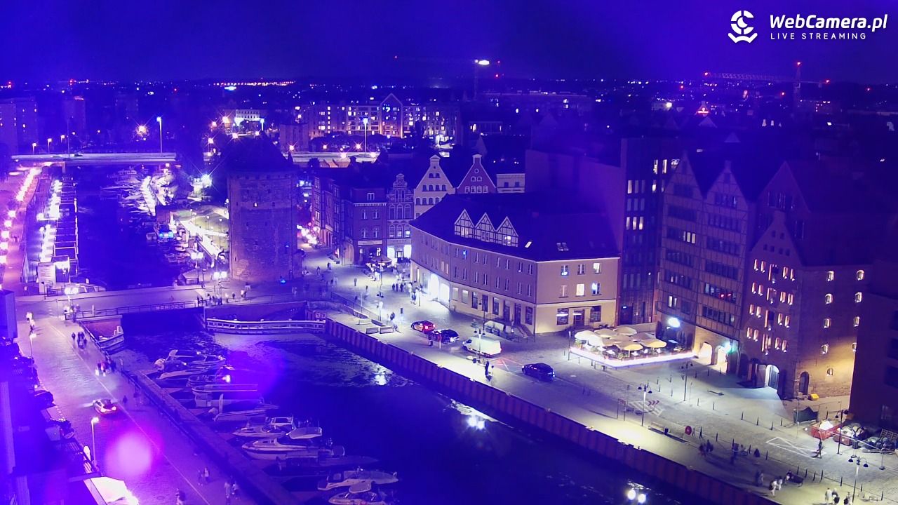 GDAŃSK - widok na Stare Miasto - 11 sierpień 2026, 21:54