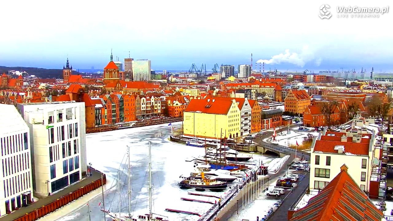 GDAŃSK - widok na Stare Miasto - 23 luty 2026, 09:38