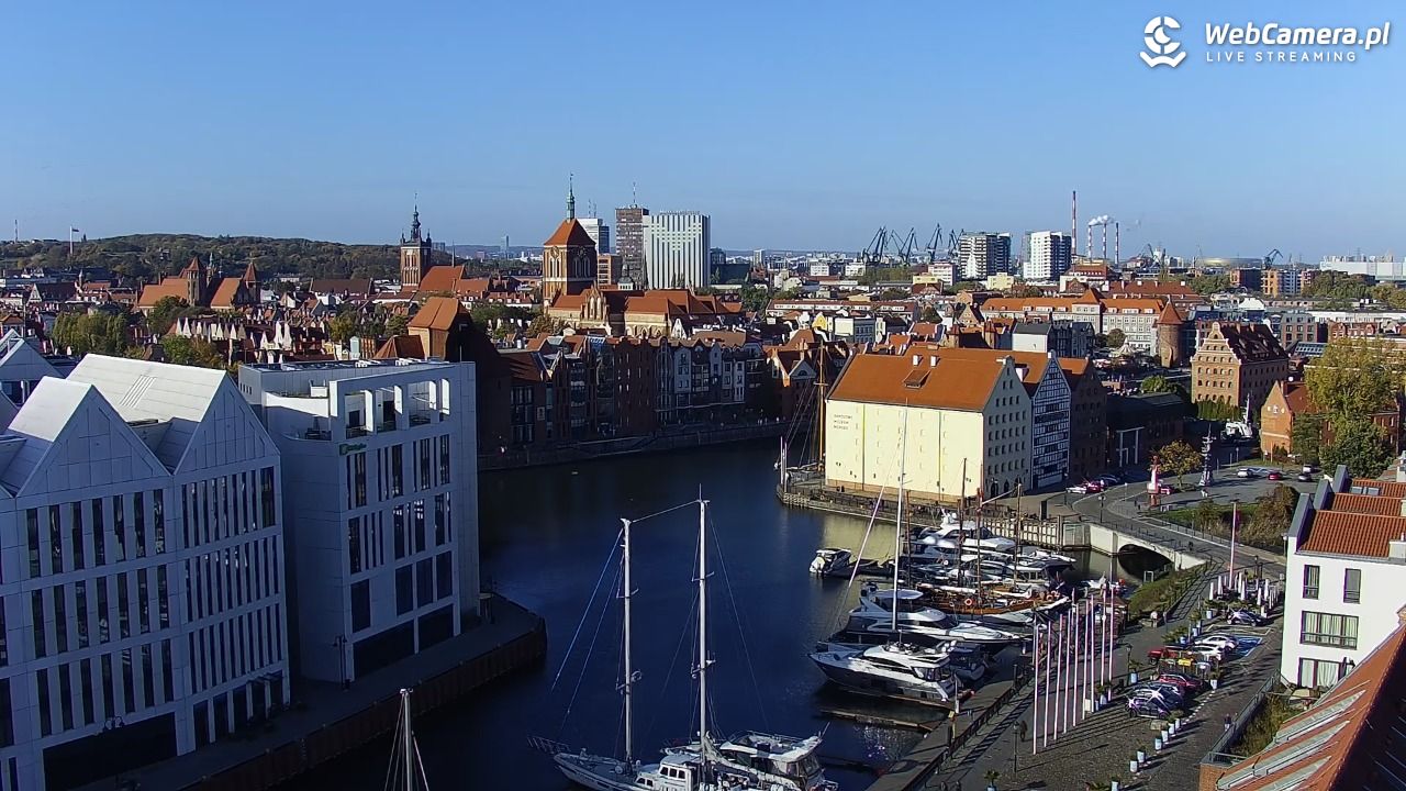 GDAŃSK - widok na Stare Miasto - 27 październik 2026, 11:55