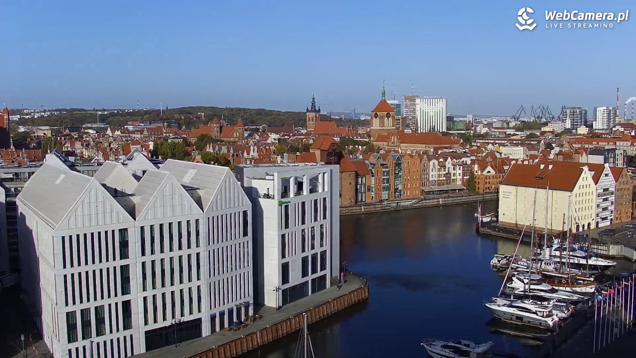 GDAŃSK - widok na Stare Miasto - 26 październik 2026, 08:06
