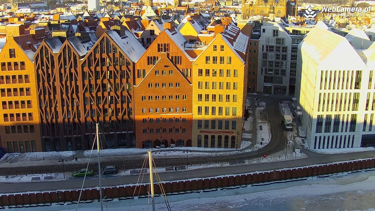 GDAŃSK - widok na Stare Miasto - 31 styczeń 2026, 08:29