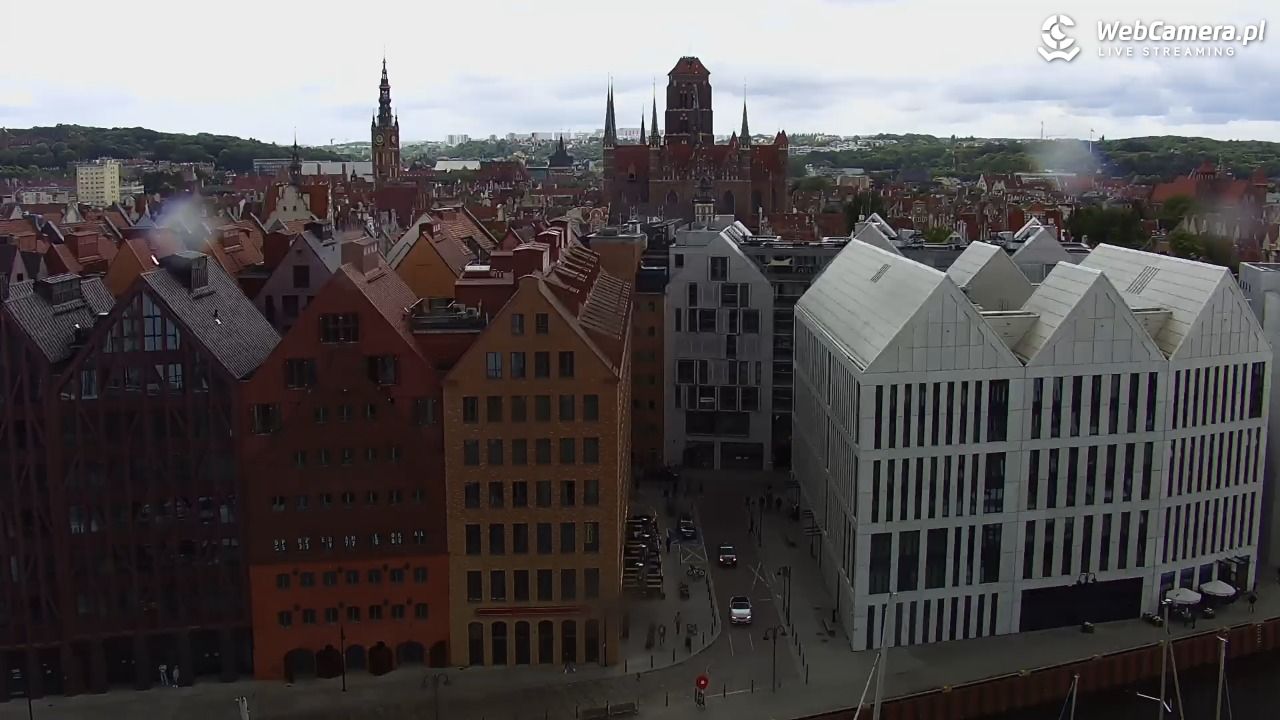 GDAŃSK - widok na Stare Miasto - 14 czerwiec 2026, 12:57