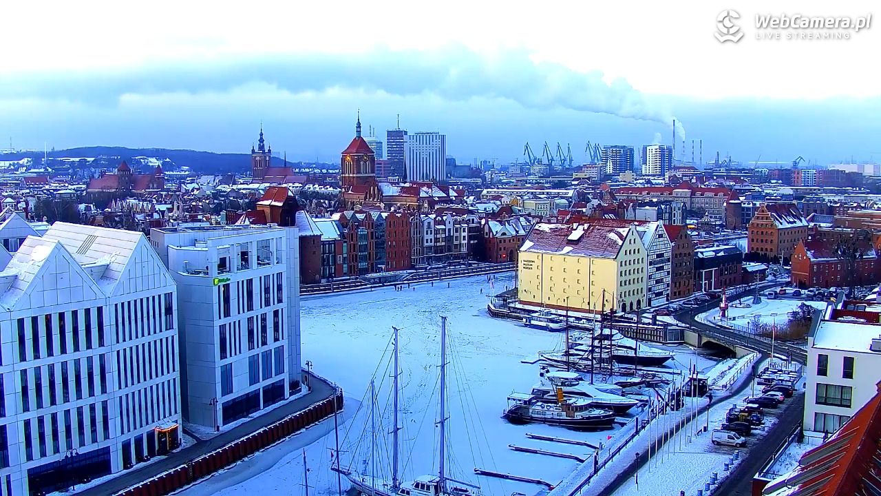 GDAŃSK - widok na Stare Miasto - 30 styczeń 2026, 15:57
