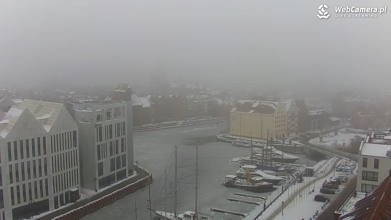 GDAŃSK - widok na Stare Miasto - 17 styczeń 2026, 10:53