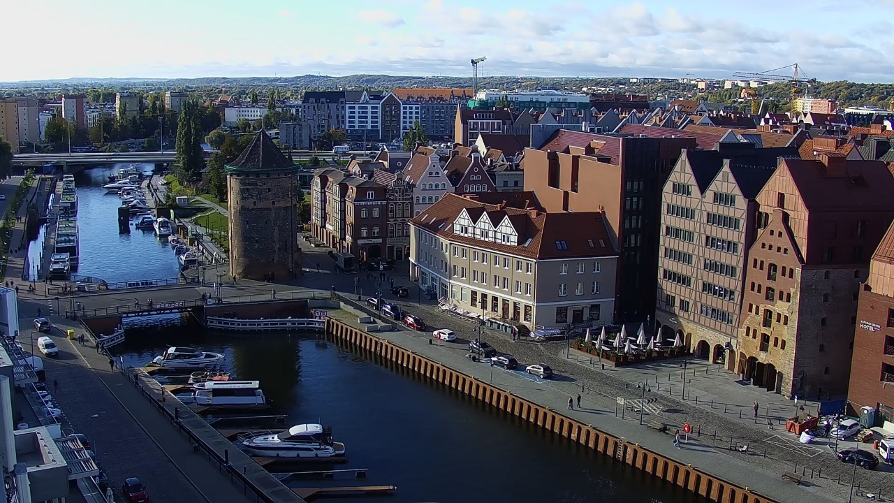 GDAŃSK - widok na Stare Miasto - 12 październik 2026, 07:59