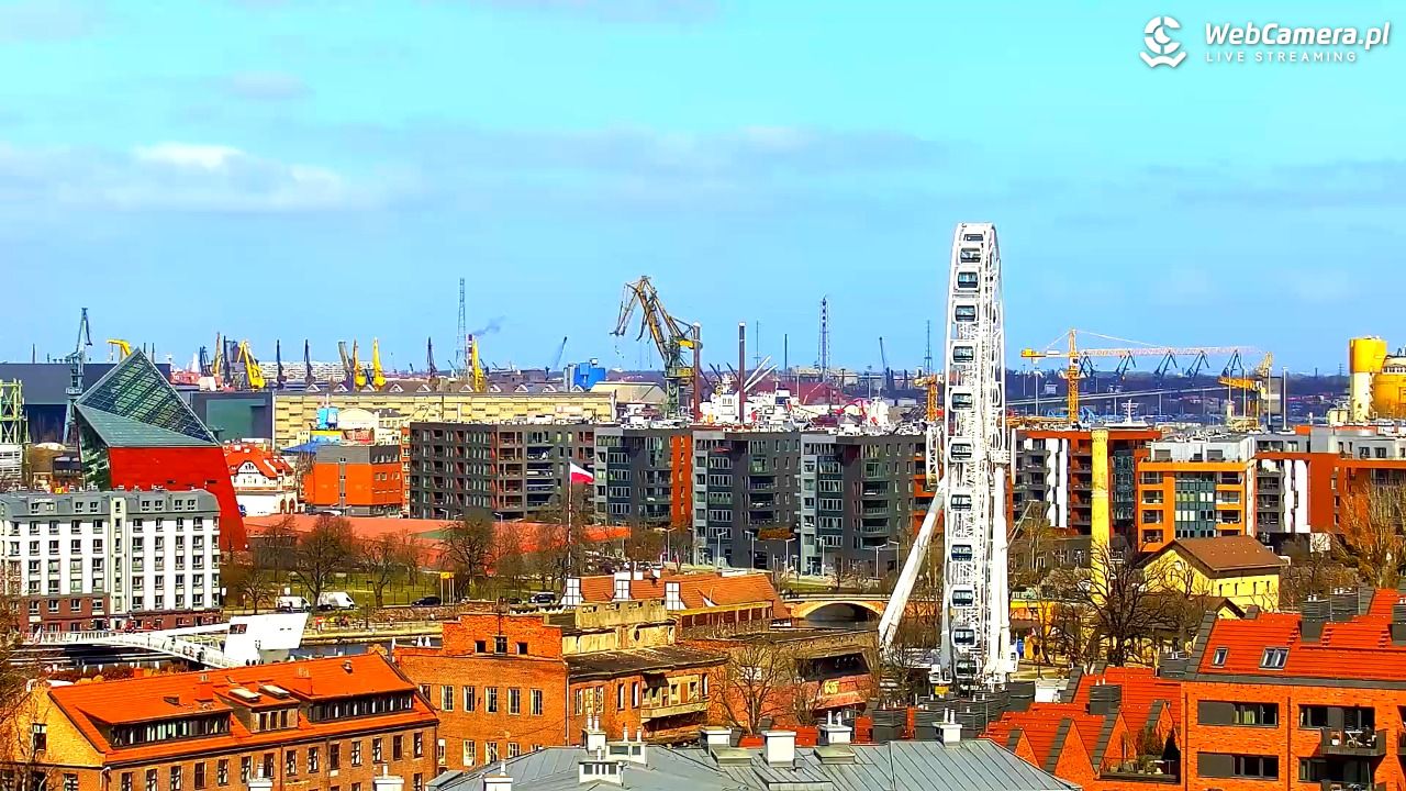 GDAŃSK - widok na Stare Miasto - 31 marzec 2026, 12:52