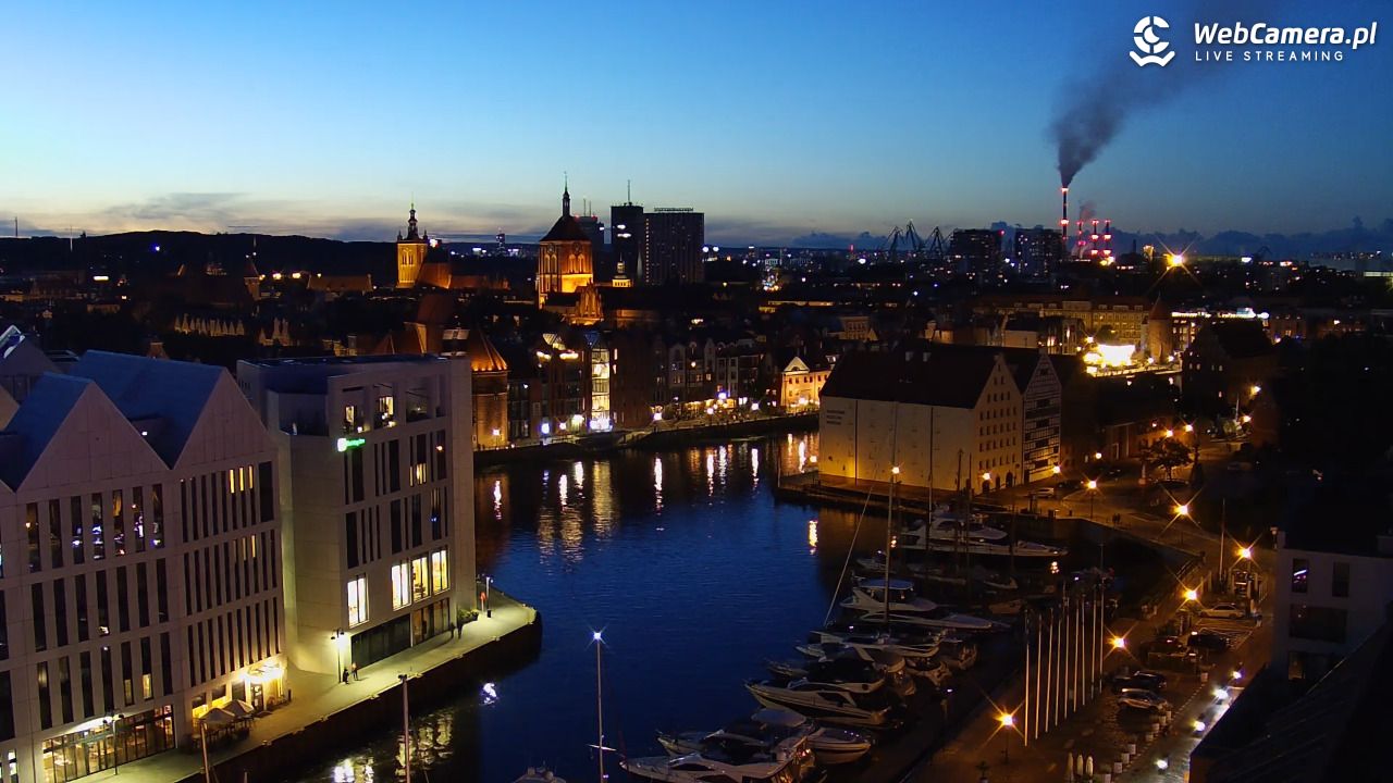GDAŃSK - widok na Stare Miasto - 23 wresień 2026, 19:25