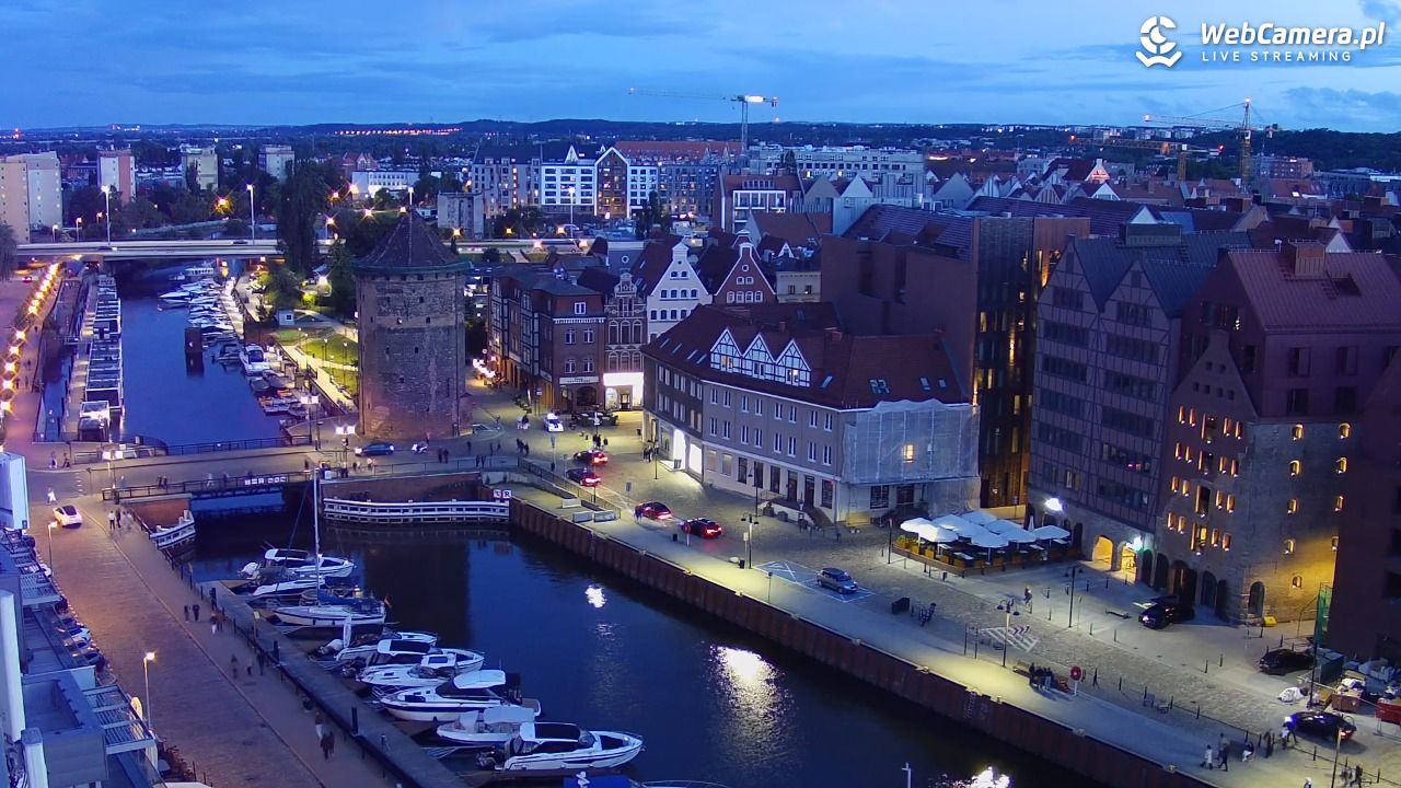 GDAŃSK - widok na Stare Miasto - 13 czerwiec 2026, 22:01