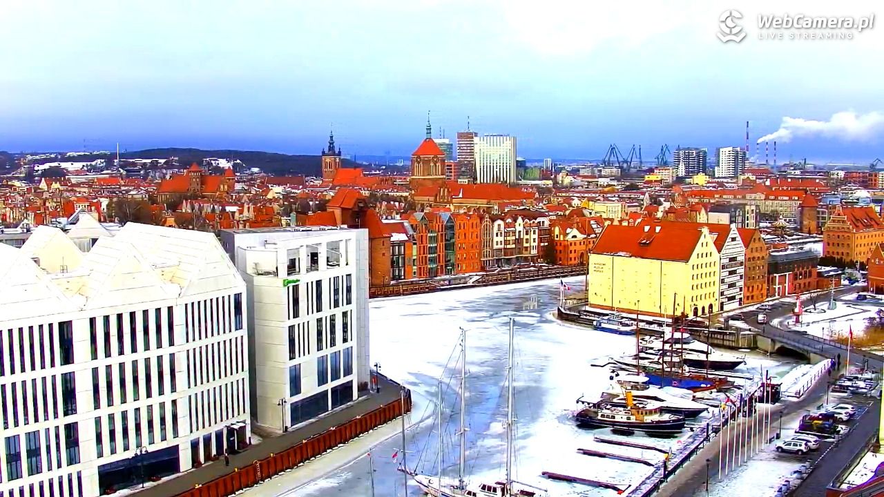GDAŃSK - widok na Stare Miasto - 23 luty 2026, 09:37
