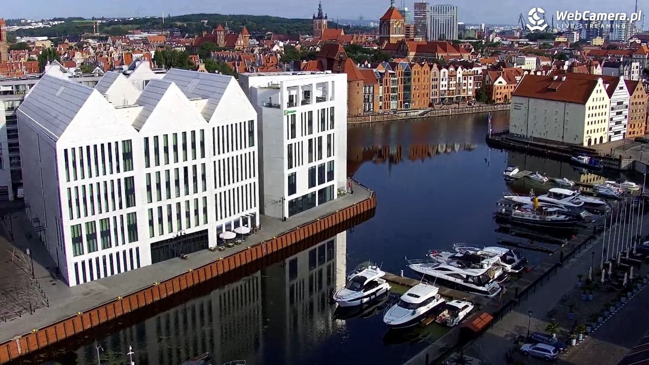 GDAŃSK - widok na Stare Miasto - 01 sierpień 2026, 07:46