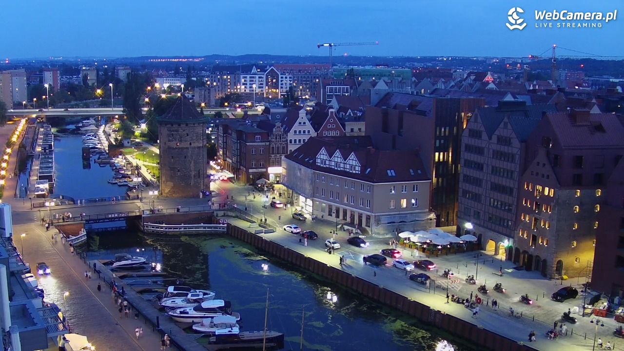 GDAŃSK - widok na Stare Miasto - 20 czerwiec 2026, 22:03