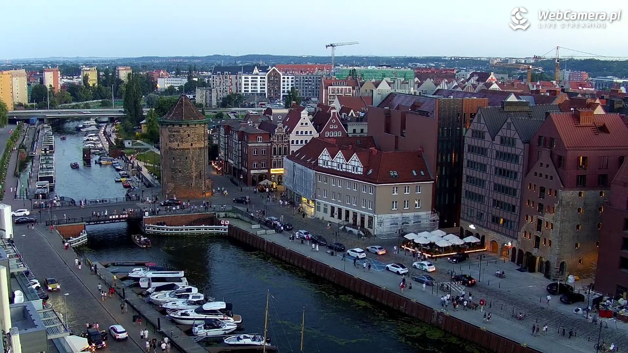 GDAŃSK - widok na Stare Miasto - 27 czerwiec 2026, 21:37