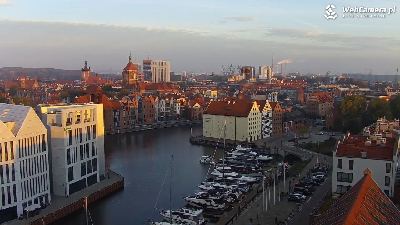 GDAŃSK - widok na Stare Miasto - 17 październik 2026, 05:36