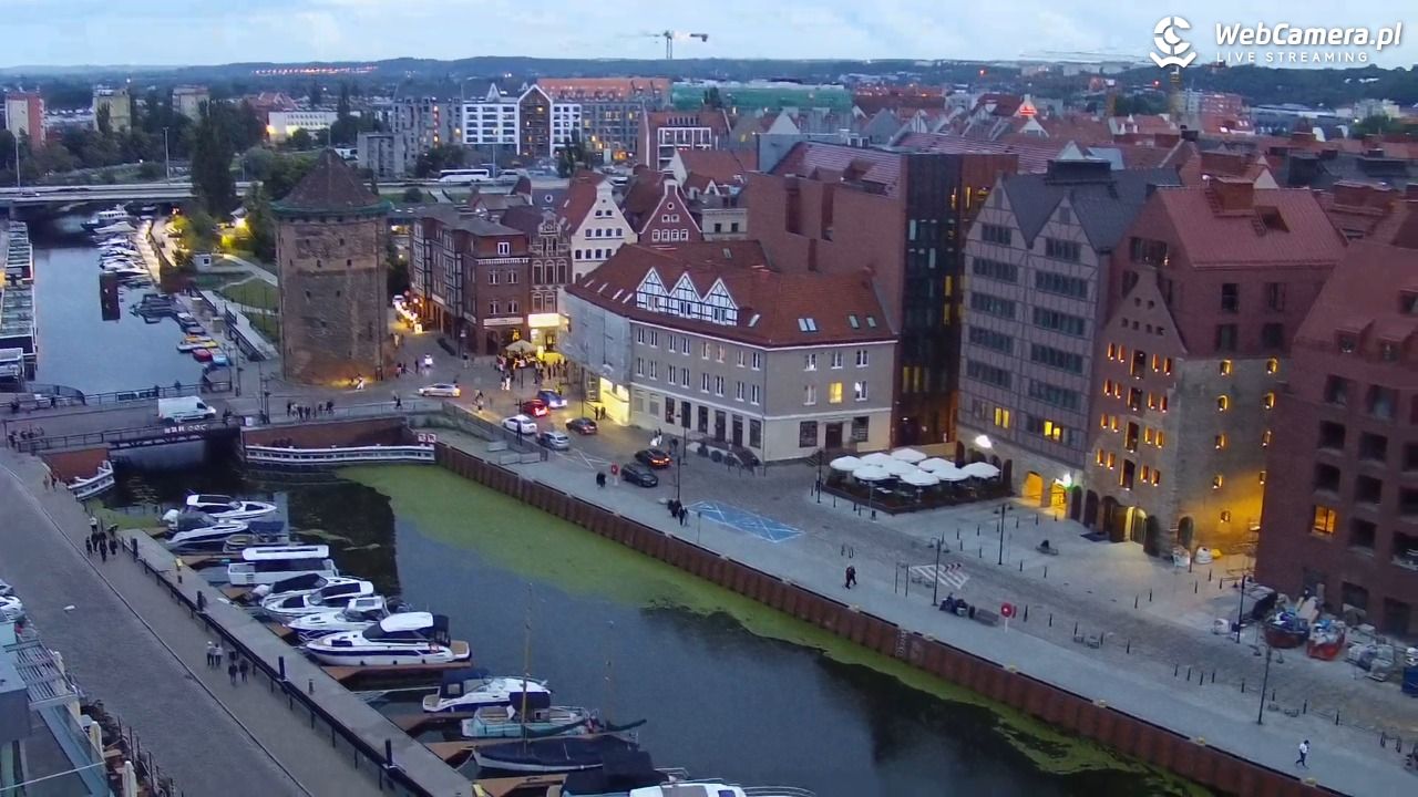 GDAŃSK - widok na Stare Miasto - 08 lipiec 2026, 21:34