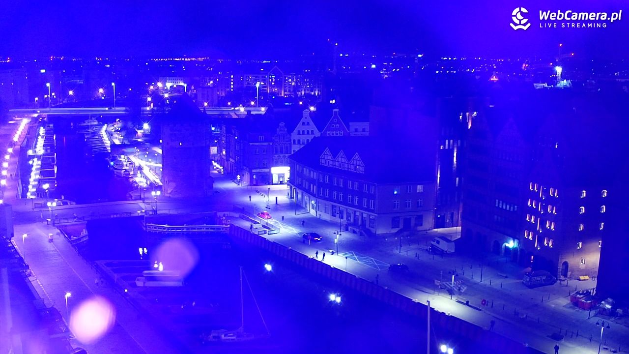 GDAŃSK - widok na Stare Miasto - 13 listopad 2025, 23:36