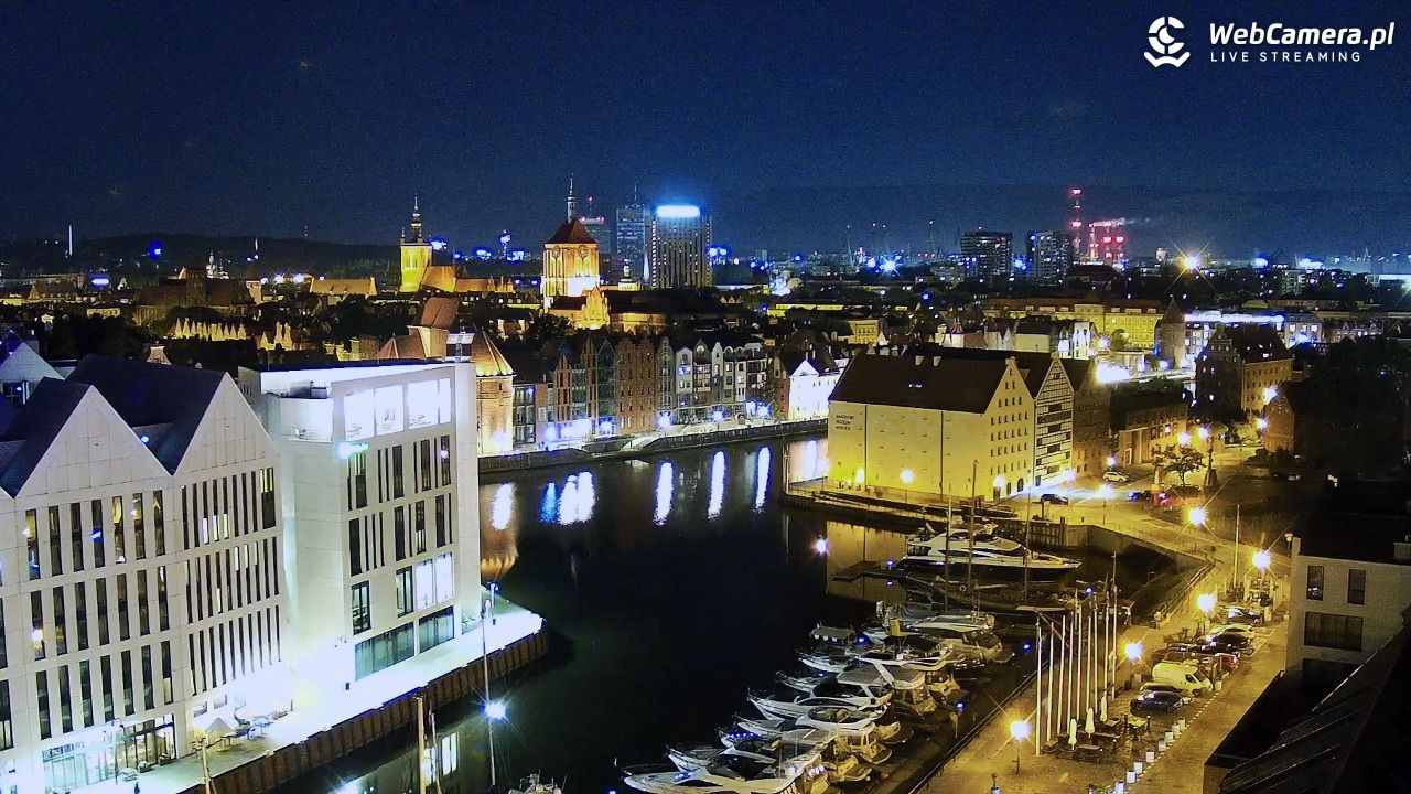 GDAŃSK - widok na Stare Miasto - 21 maj 2026, 23:28