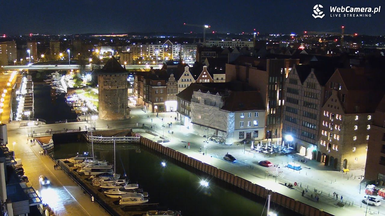 GDAŃSK - widok na Stare Miasto - 30 kwiecień 2026, 21:56