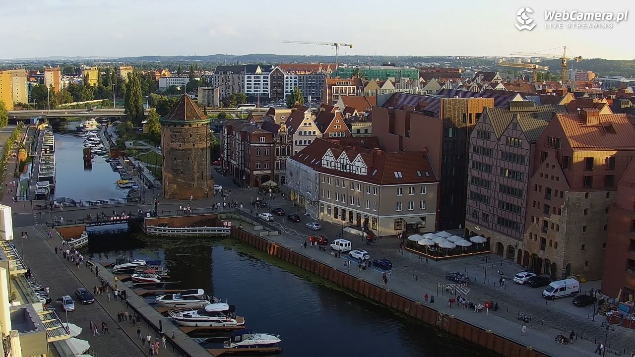 GDAŃSK - widok na Stare Miasto - 18 lipiec 2026, 19:49