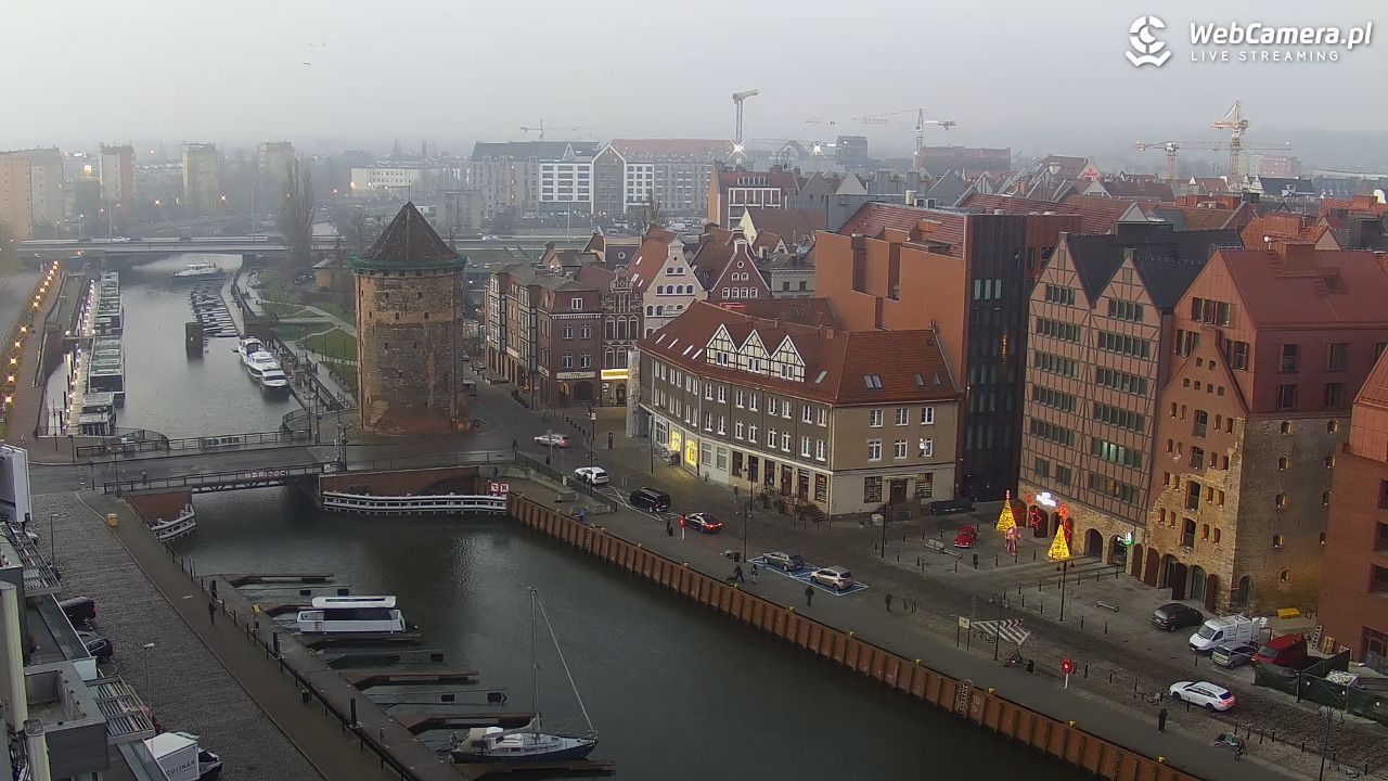 GDAŃSK - widok na Stare Miasto - 19 grudzień 2025, 07:50