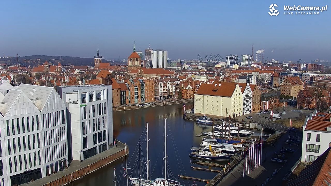 GDAŃSK - widok na Stare Miasto - 10 marzec 2026, 09:24