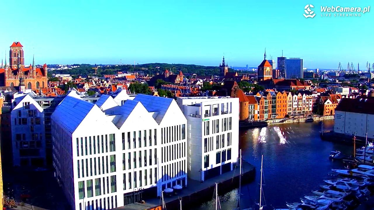 GDAŃSK - widok na Stare Miasto - 17 czerwiec 2026, 05:47