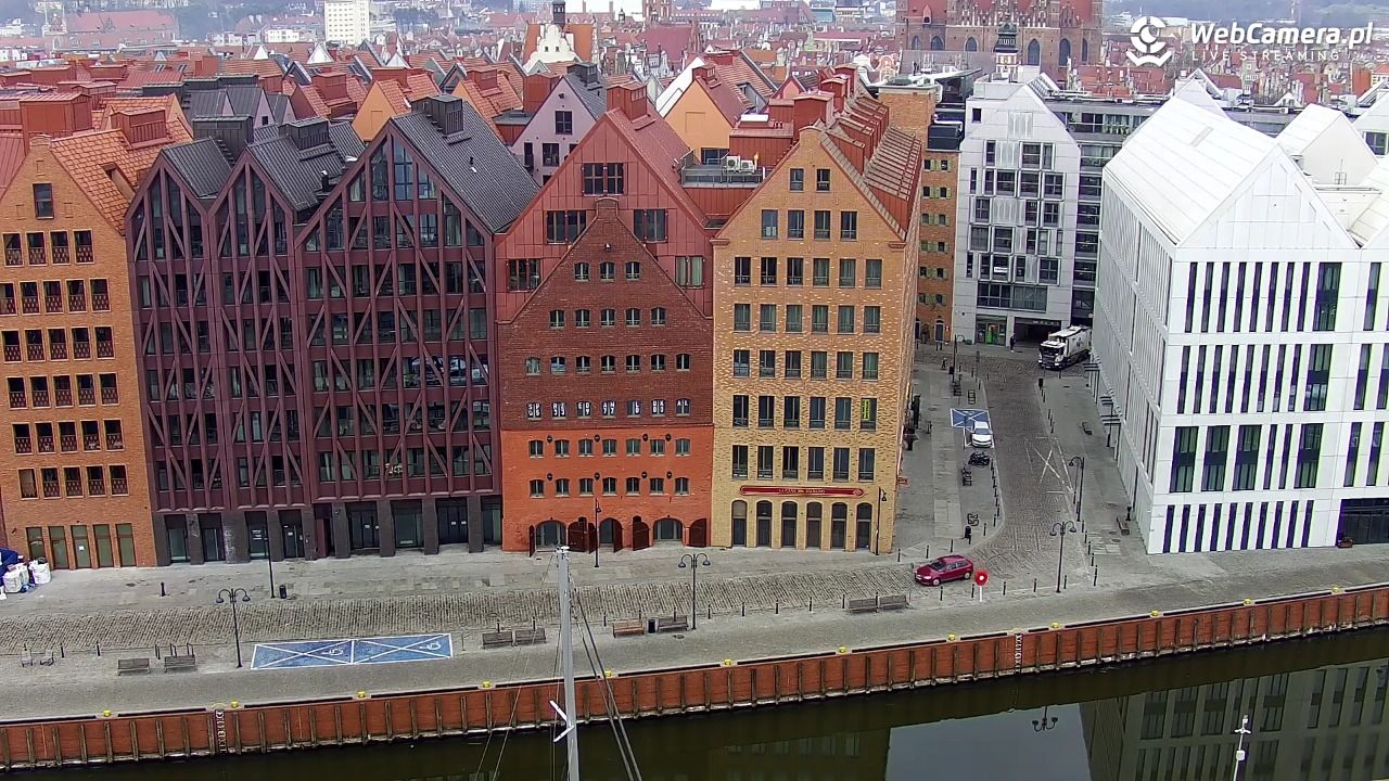 GDAŃSK - widok na Stare Miasto - 23 marzec 2026, 07:00