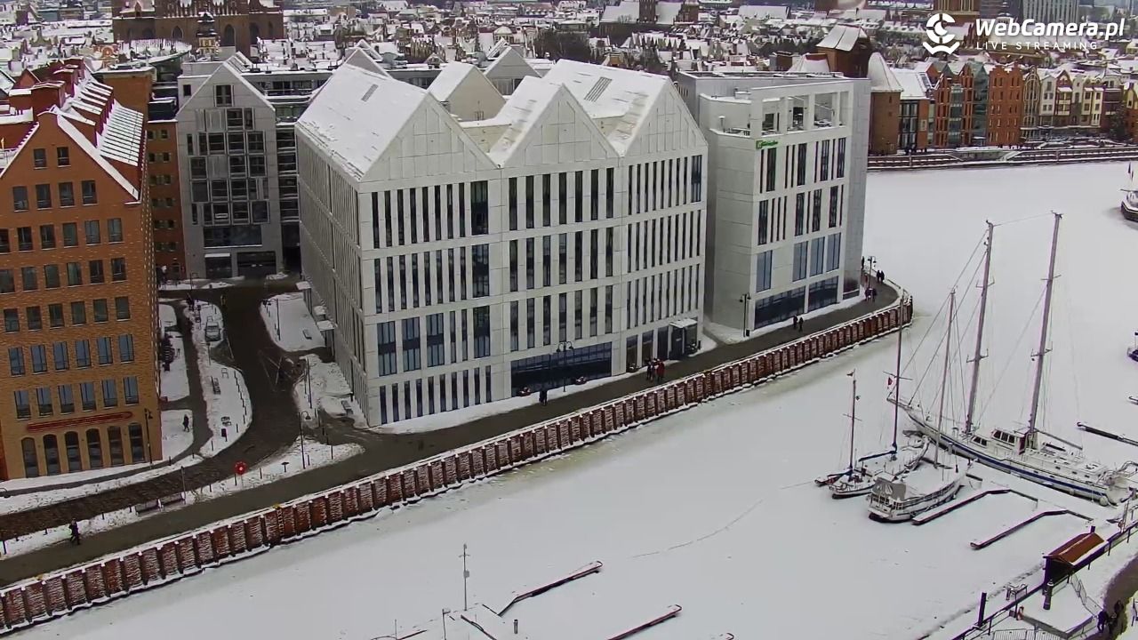 GDAŃSK - widok na Stare Miasto - 08 luty 2026, 12:18