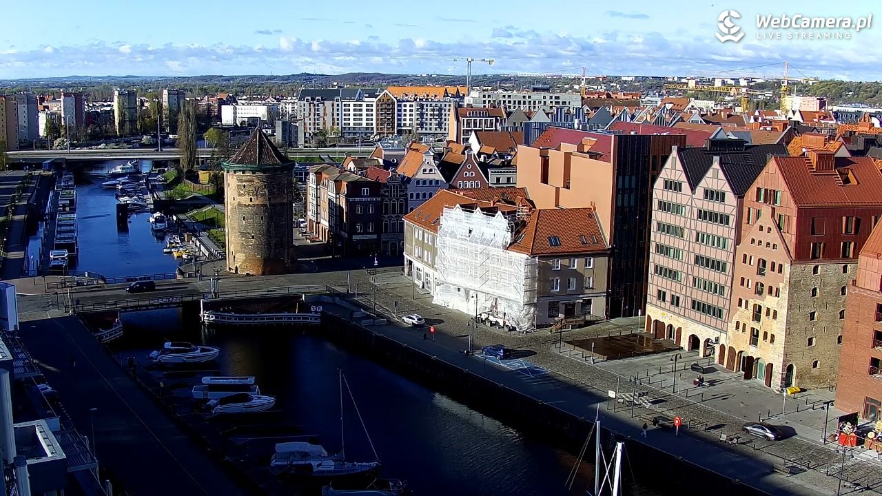 GDAŃSK - widok na Stare Miasto - 26 kwiecień 2026, 07:23