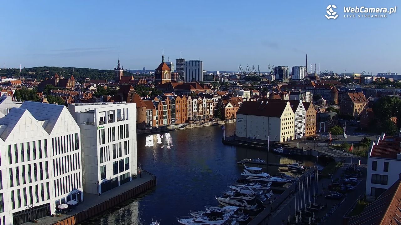 GDAŃSK - widok na Stare Miasto - 14 lipiec 2026, 06:12