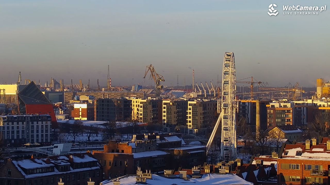 GDAŃSK - widok na Stare Miasto - 02 luty 2026, 15:51