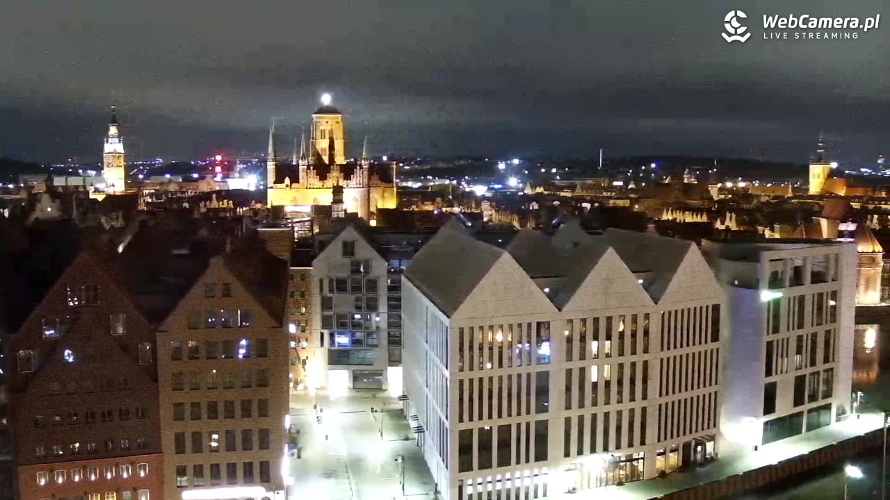 GDAŃSK - widok na Stare Miasto - 21 grudzień 2025, 06:47