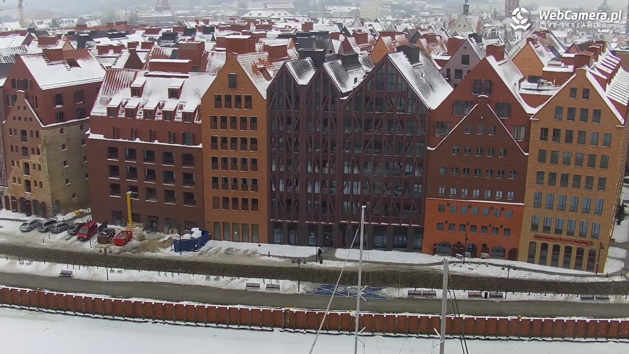 GDAŃSK - widok na Stare Miasto - 10 luty 2026, 09:36